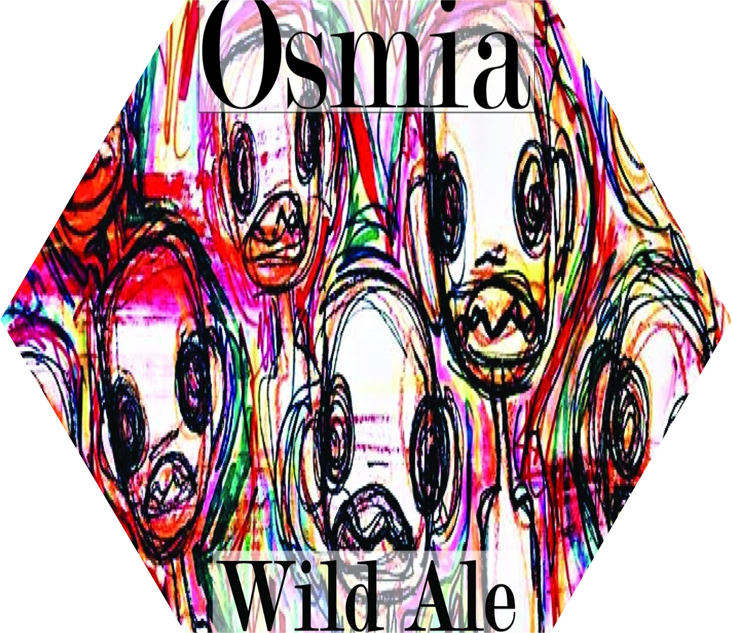 Osmia, Barrel Aged Wild Ale Rabarber, Vlierbessen, Cranberries, Hibiscus en Johanniter '18